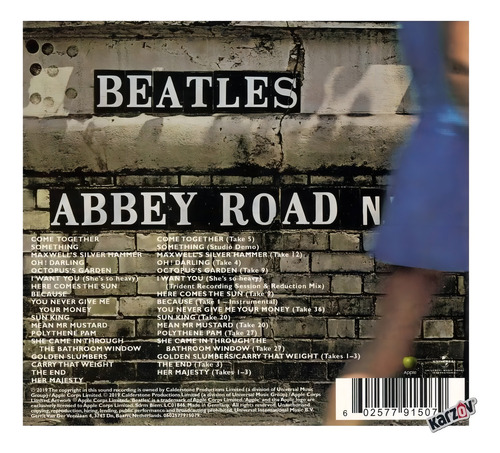 The Beatles - Edição de aniversário de Abbey Road - CD de 2 discos, edição limitada, versão em álbum