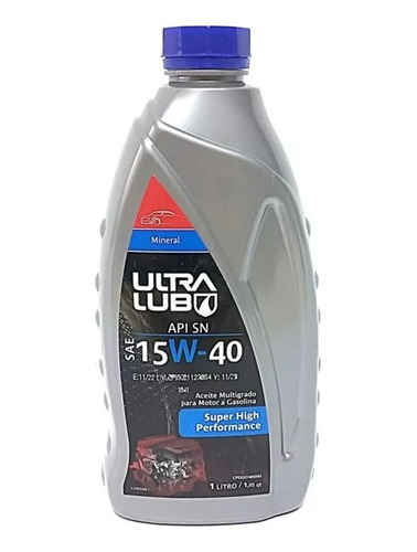 Aceite Motor 15w40 Mineral Ultra Lub Somos Tienda Física