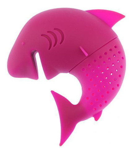 3x Filtro Colador De Té De Silicona Con Forma De Tiburón