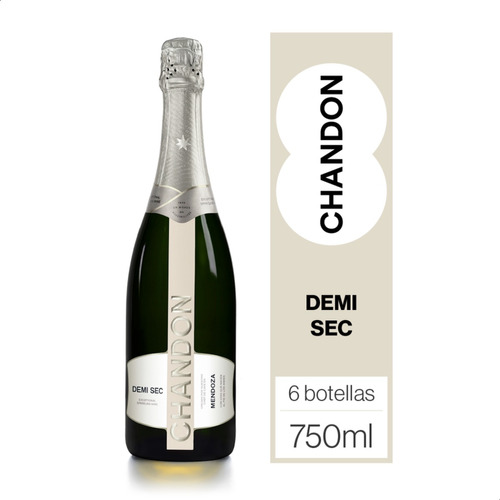 Chandon Demi Sec Espumante (caja 6 Botellas 750ml)