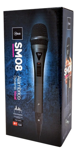Micrófono Alambrico Sm08 Dynamic Vocal Mlab 08780