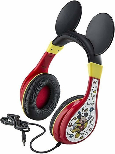 Ekids Mickey Mouse Auriculares Estéreo Niños Para Niños Aj