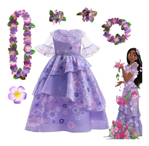 Vestido Para Niña De Flores Isabella Charm Mirabel Charm Cos