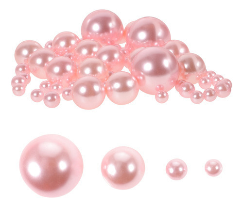 125 Unidades De Perlas Sintéticas De Oro Rosa Pulidas