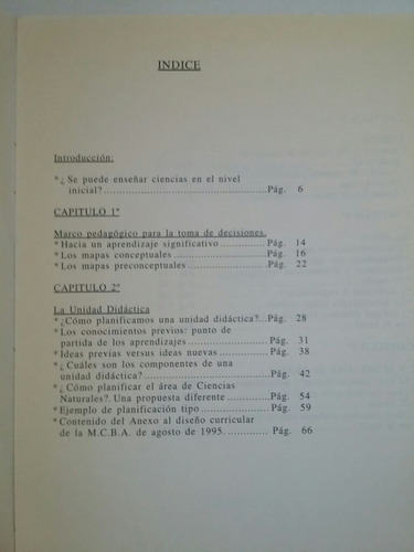 Las Ciencias Naturales En El Nivel Inicial. Volumen I. (Usado)