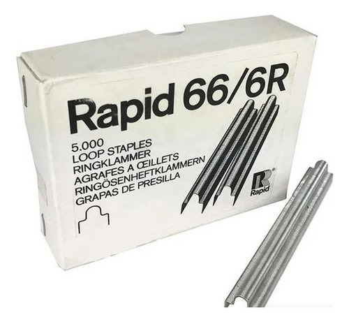 Grampo Rapid 66/6r 5.000 Unidades Para Grampeador 106e