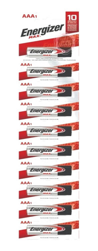 Pilas Energizer Aaax10 Tira (10 Pilas