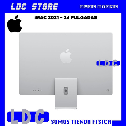 Imagen 2 de 5 de Apple Nueva iMac 24 2021 Chip M1 8gpu 8nucleo 8gb Ssd256gb