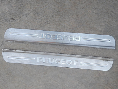 Cubre Estribos Aluminio Bienvenida Peugeot 307 Hatchback 05 