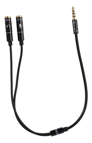 Adaptador De Para Auriculares Macho A 2 Hembras 5 Piezas