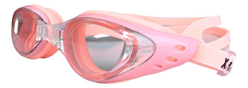 Óculos De Natação Piscina Zhenya Infantil Profissional Cor Rosa-Rosa Transparente