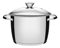 Comprar Olla Acero 18 Cms 3.0 Lts Tramontina Con Fondo Triple Color Plateado