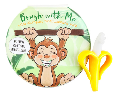 Libro De Cepillos De Dientes Mud Pie Kids Monkey