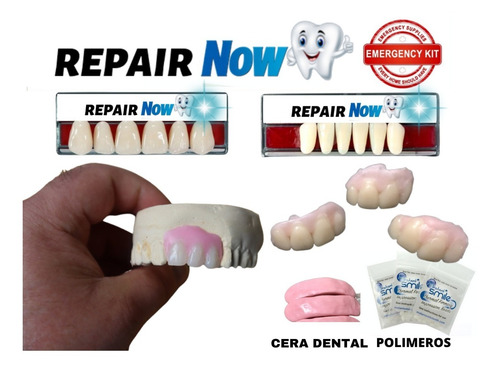 Imagen 6 de 8 de Kit Protesis Dental Diente Provisorio Agnovedades