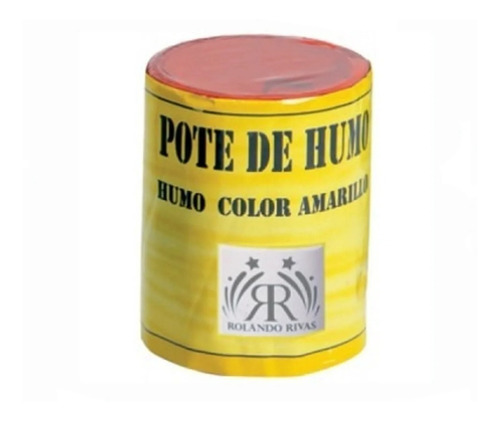 Imagen 1 de 3 de Pote De Humo Lata Colores Cotillon