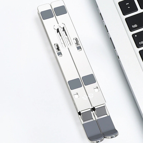 Imagem 6 de 7 de Suporte Para Notebook Alumínio Ajustável Dobrável