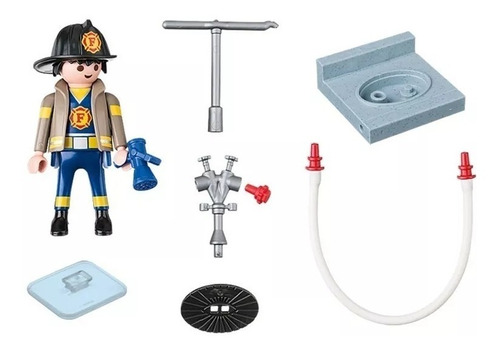 Playmobil Special Plus 4795 Bombero Con Equipo Playking