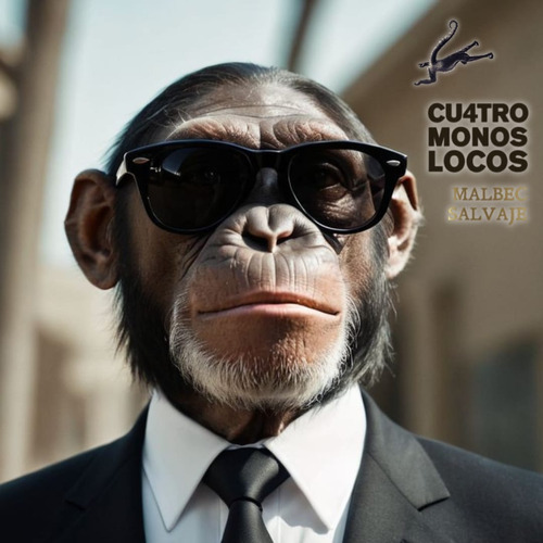 Vino Malbec Cuatro Monos Locos 2024 - Valle De Uco 750 Ml X4