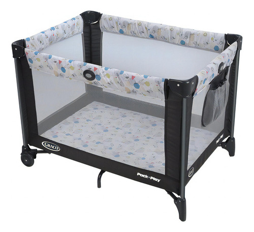 Cuna Corral Graco Pack 'n Play Portable Playard, Carnival Color Gris Diseño De La Tela Jirafas