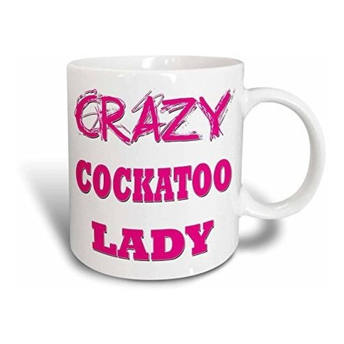 Mug_174989_1 Taza De Cerámica Crazy Cockatoo Lady, 11 ...