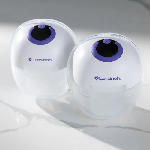 Sacaleche Manos Libres Inalambrico Lansinoh Discreet Duo 53751 Blanco