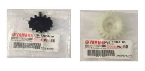 Imagem 1 de 2 de Engrenagens Da Bomba Óleo Virago 250 Original 2 Peças