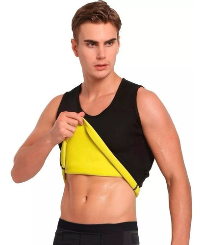 Chaleco Reductor Deportivo Termico Hot Shaper Hombre Mnr