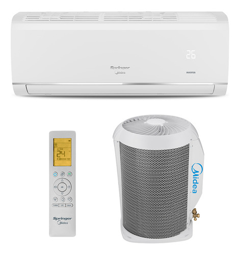 Ar Cond Inverter Midea Airvolution Connect 12000 Btu R32 Só Frio Branco 220V