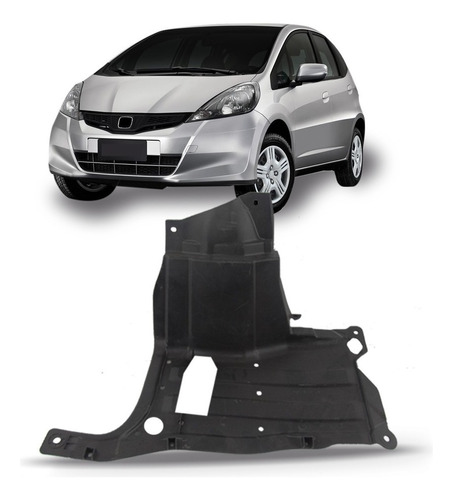 Protetor Inferior Dianteiro Honda Fit 09 10 11 12 13 14