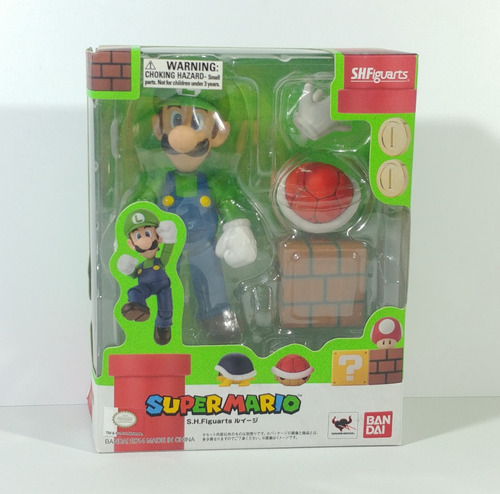 Super Mario S.h. Figuarts - Luigi - Bandai - Original / En C