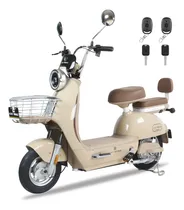 Comprar HONEYWHALE Bicicleta Eléctrica Motor MAX 800W Velocidad MAX 45KM\u002FH Autonomía 60KM Bateria 20AH Moto Electrico Honey Whale Una Color Marrón claro