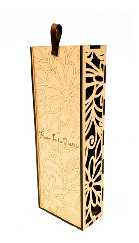 Caja Para Botella Doble En Mdf Personalizada