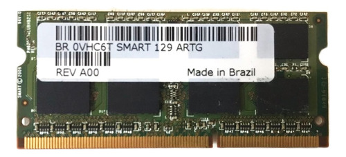 Memória Smart Ddr3 P/ Notebook Pc3-10600s, 2gb 2rx8, 1333mhz (Usado)