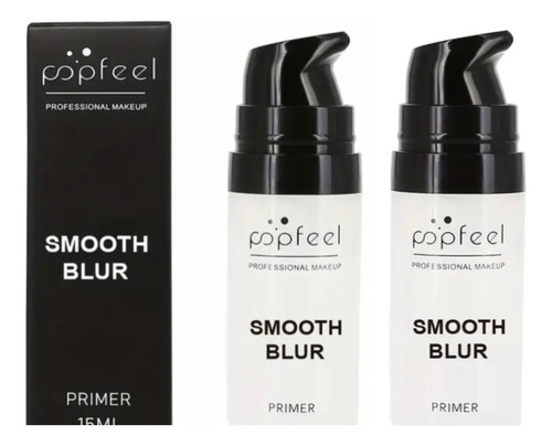 Set 2 Mini Primer Prebase Maquillaje Efecto Filtro Antiporos Claro