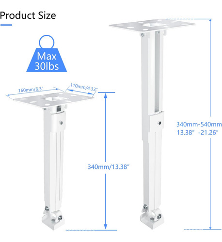 Suptek Mini Proyector Extendido Soporte De Techo A...