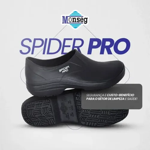 Sapato Antiderrapante Spider Pro Preto Ca 48583 | MercadoLivre