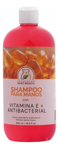 Shampoo Antibacterial Con Vitamina E Corporal 500 Ml