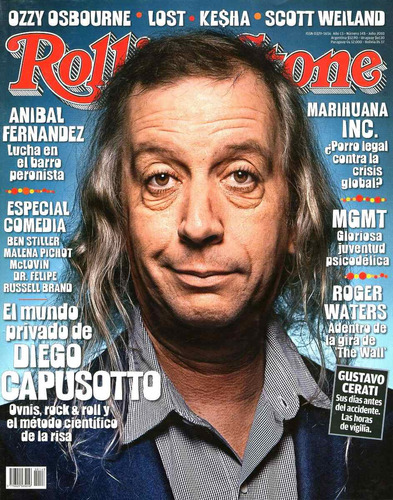 Revista Rolling Stone 148. Julio 2010. Diego Capusotto