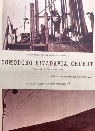 Ciudad De Comodoro Rivadavia En 1961 Chubut Patagonia Fotos