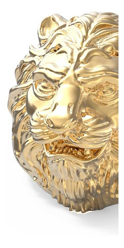 Anillo Para Hombre Guess Lion King Color Dorado Jumr01307