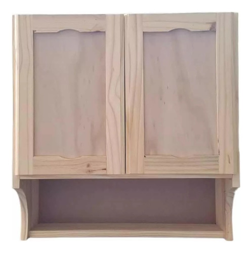 Mueble De Cocina Aereo 2 Puertas En Madera Maciza