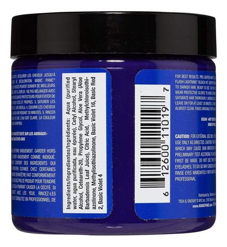 Manic Panic Lie Locks Tintura De Cabelo - Alta Tensão Clássi