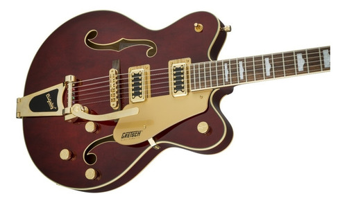 Guitarra elétrica Gretsch Electromatic G5422TG hollow body/double cutaway de arce laminado walnut stain brilhante com diapasão de laurel