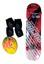 Comprar Skate Con Bolso Casco Y Protecciones Rodilleras Coderas  Jem