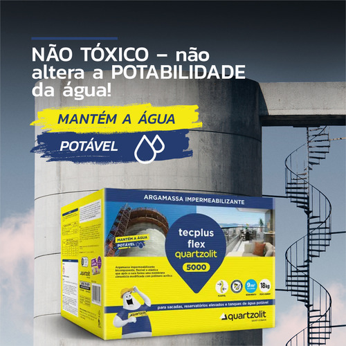 Tecplus Flex 5000 Quartzolit Para Sacadas E Piscina