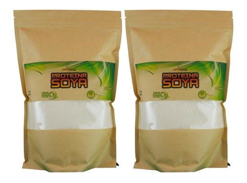 2kg Proteína De Soya Papel Kraft (proteína Vegetal, Fitness)