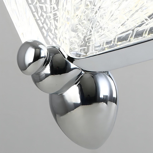 Luminária Pendente Teto Led Borboleta Cromado Moderno 3200k 110v/220v