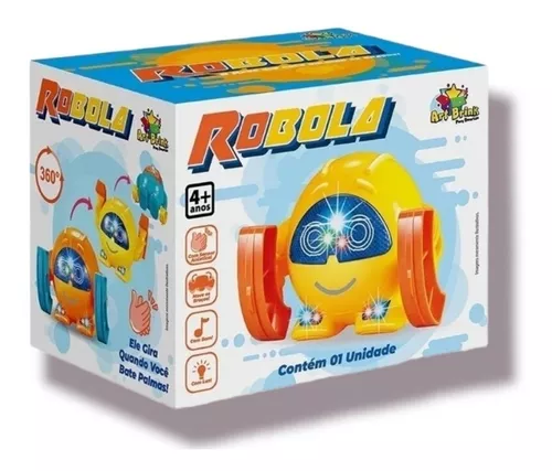 Brinquedo Robo Bola Robola Gira Os Braços Rola 360 Graus - Tem Tem Digital  - Brinquedos e Papelaria, aqui tem!