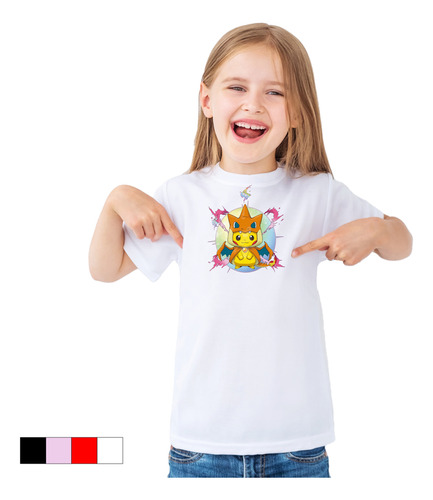 Playera Juvenil Colores Y Diseño Pikachi #7