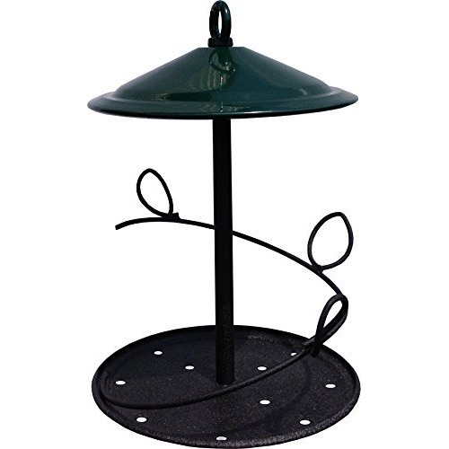 2149629738 Bird Feeder, Green, Black